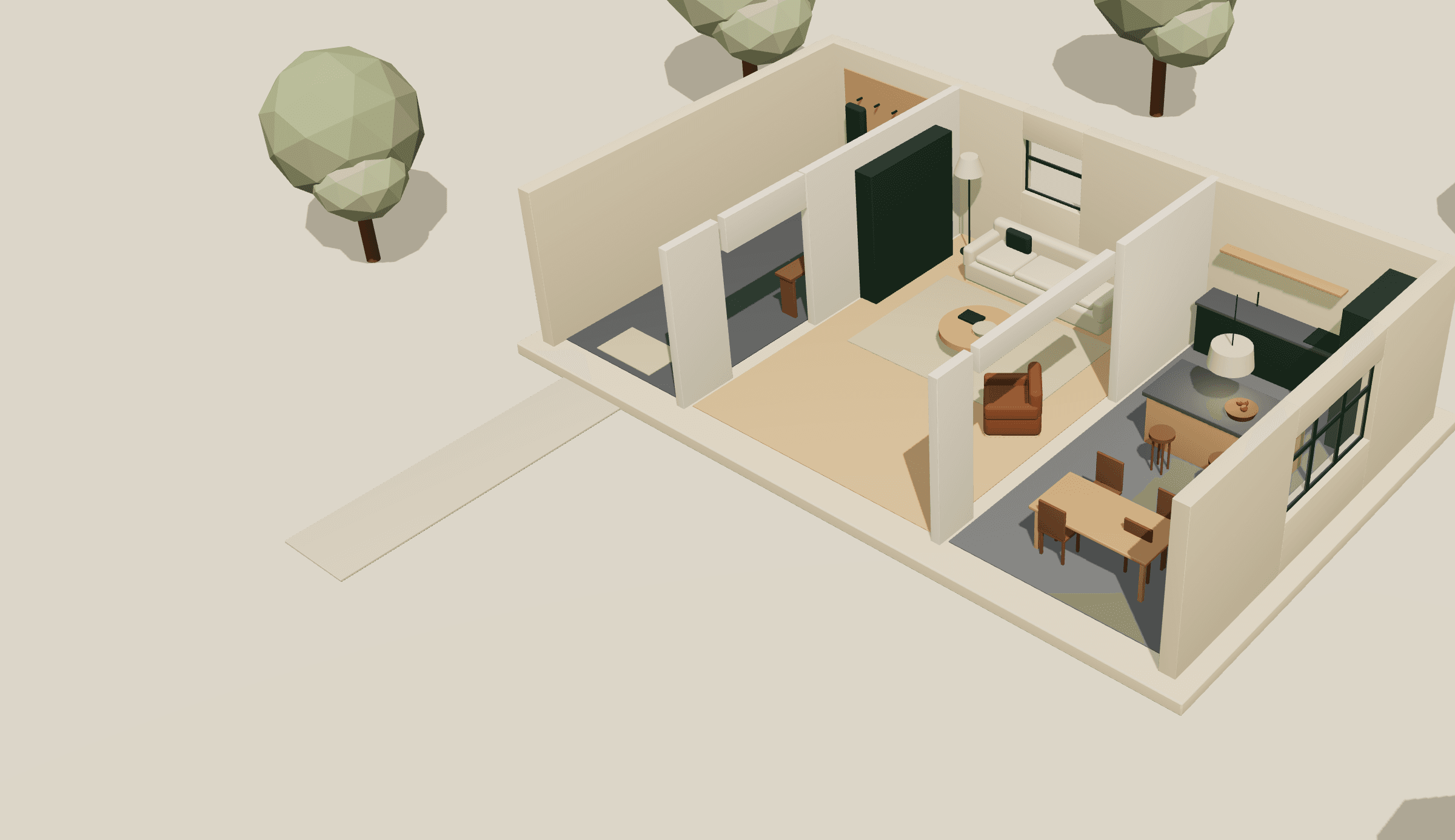 Huis Kruisberg als maquette